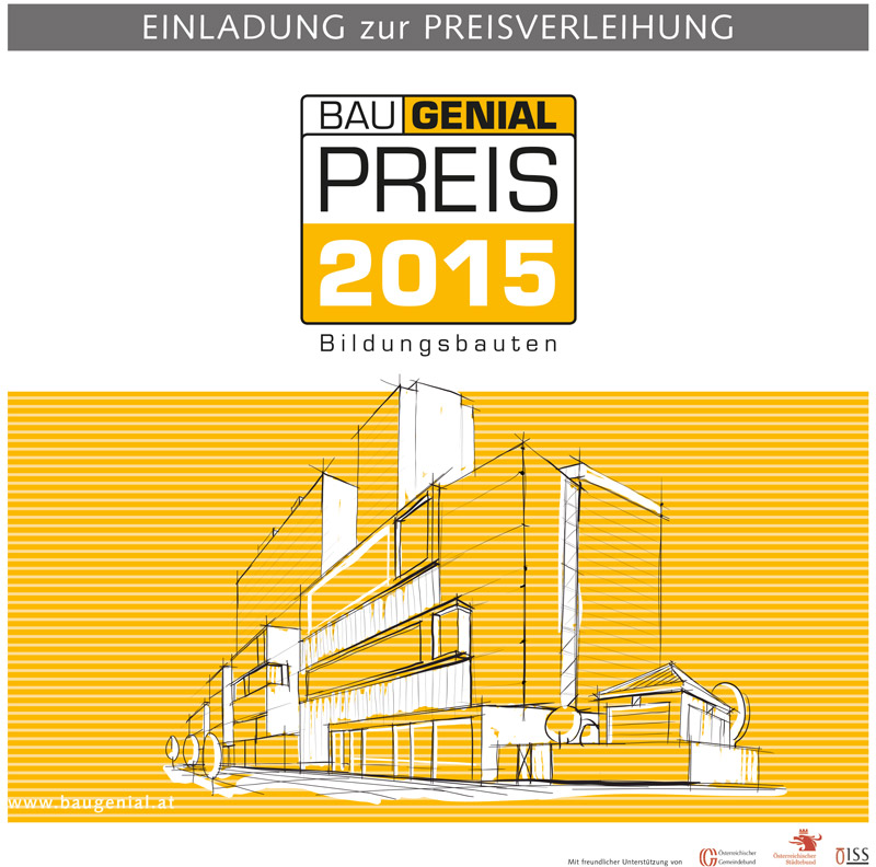 BAU.GENIAL Preisverleihung 2015 - Bildungsbauten - architektur-online ...