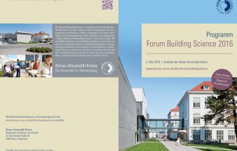 Forum Building Science 2016